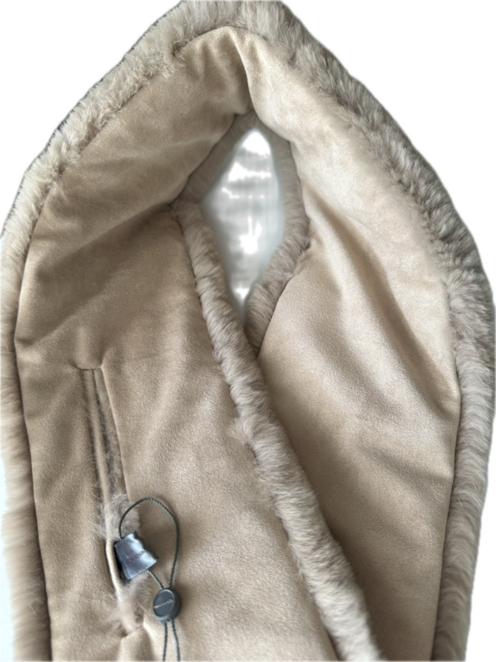 Natural Rabbit fur Scarf - Picture 4 of 6